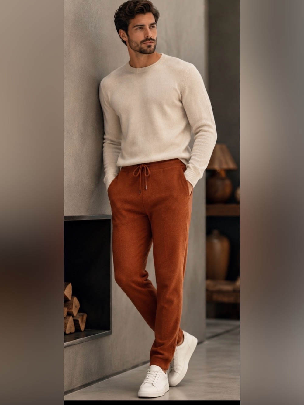 Men’s Premium Wool Drawstring Pants